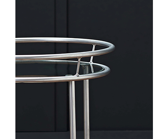 Cali Drinks Trolley- Silver