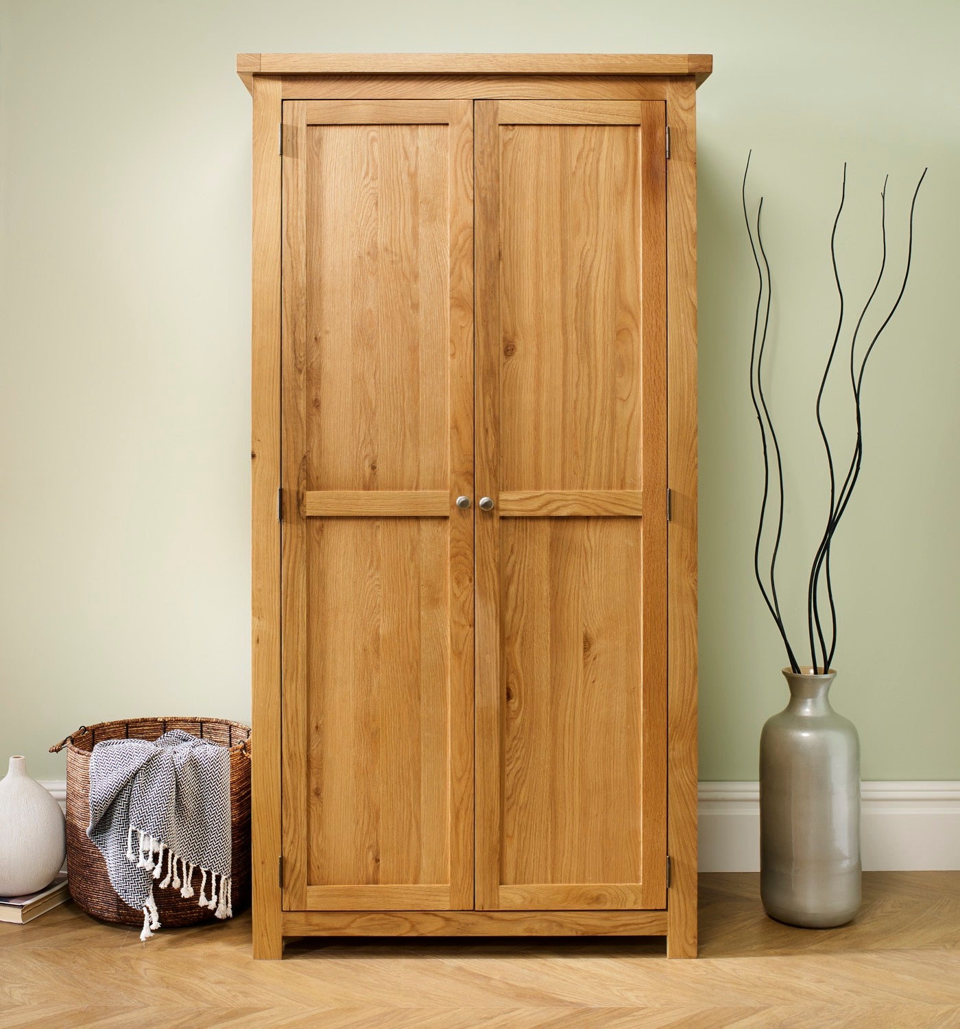 Winona 2 Door Wardrobe - Oak