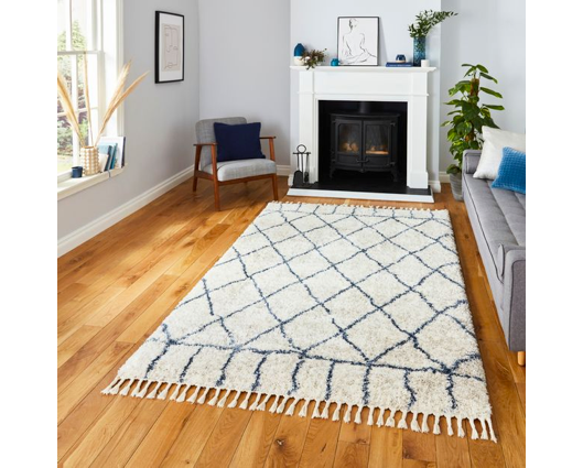 Asher Ivory/Grey - 160cm x 220cm