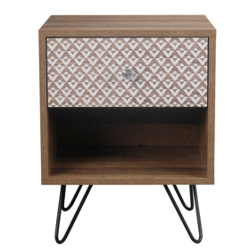 Casablanca 1 Drawer Lamp Table
