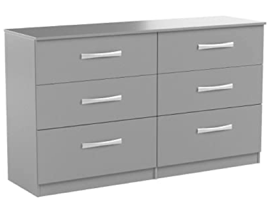 Larz 6 Drawer Chest - Grey