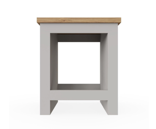 Lincoln Side Table- Light Grey