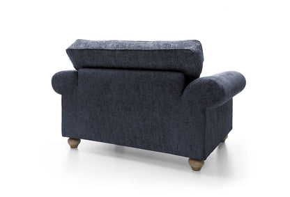 Iris Love Seat - Dark Blue