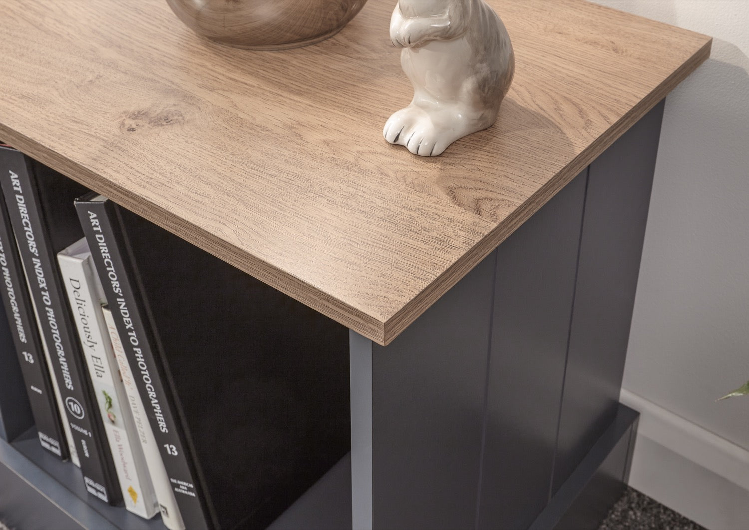 Kinsley Lamp Table-Blue