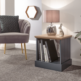 Kinsley Lamp Table-Blue