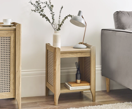 Saige Lamp Table With Removable Shelf