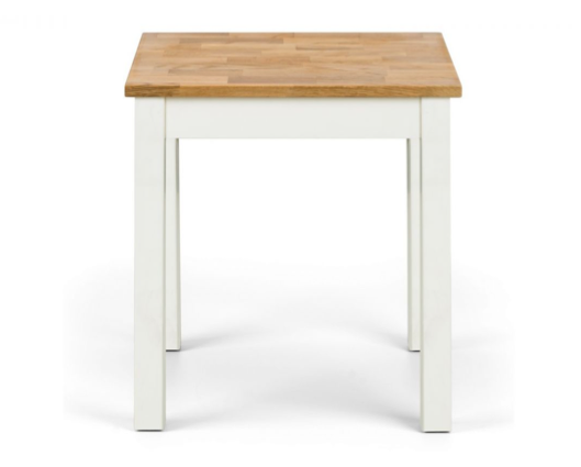 Cacey Lamp Table-White & Oak