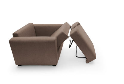Owen Single Sofa Bed - Tan Brown