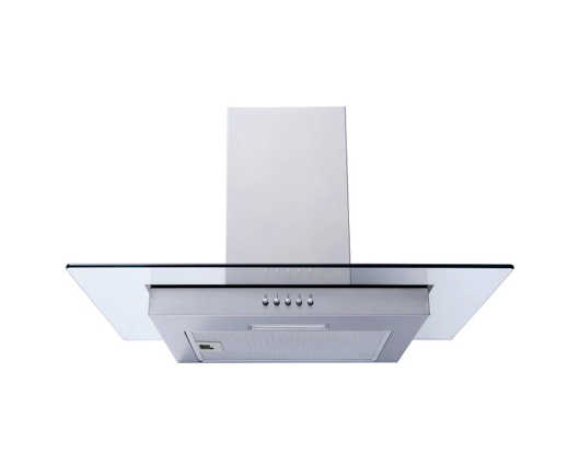 SIA FL60SS 60cm Flat Glass Chimney Cooker Hood Extractor Fan Stainless Steel