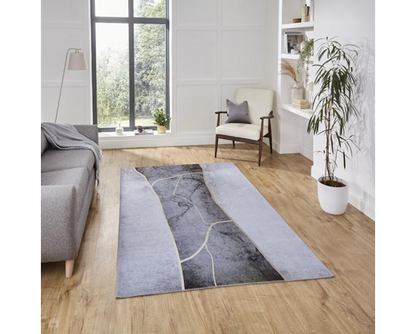 Farrah Rug Grey/Gold- 120cm x 170cm